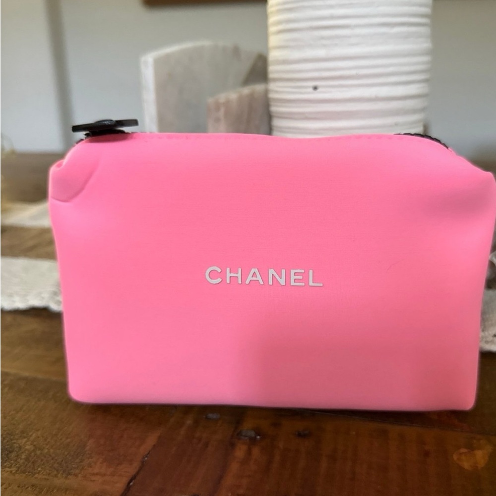 Chanel Pink Cosmetic Bag